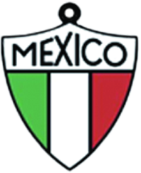 Llavero escudo México tricolor